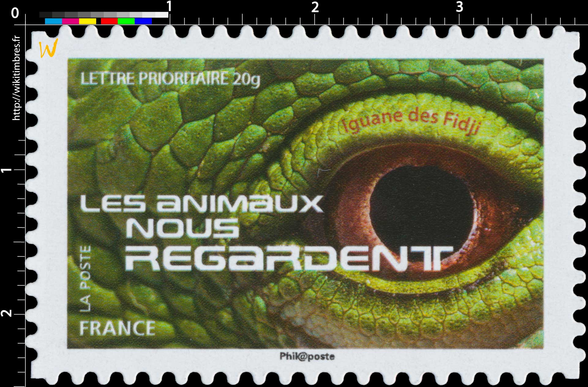 2015 LES ANIMAUX NOUS REGARDENT - Iguane des Fidji 