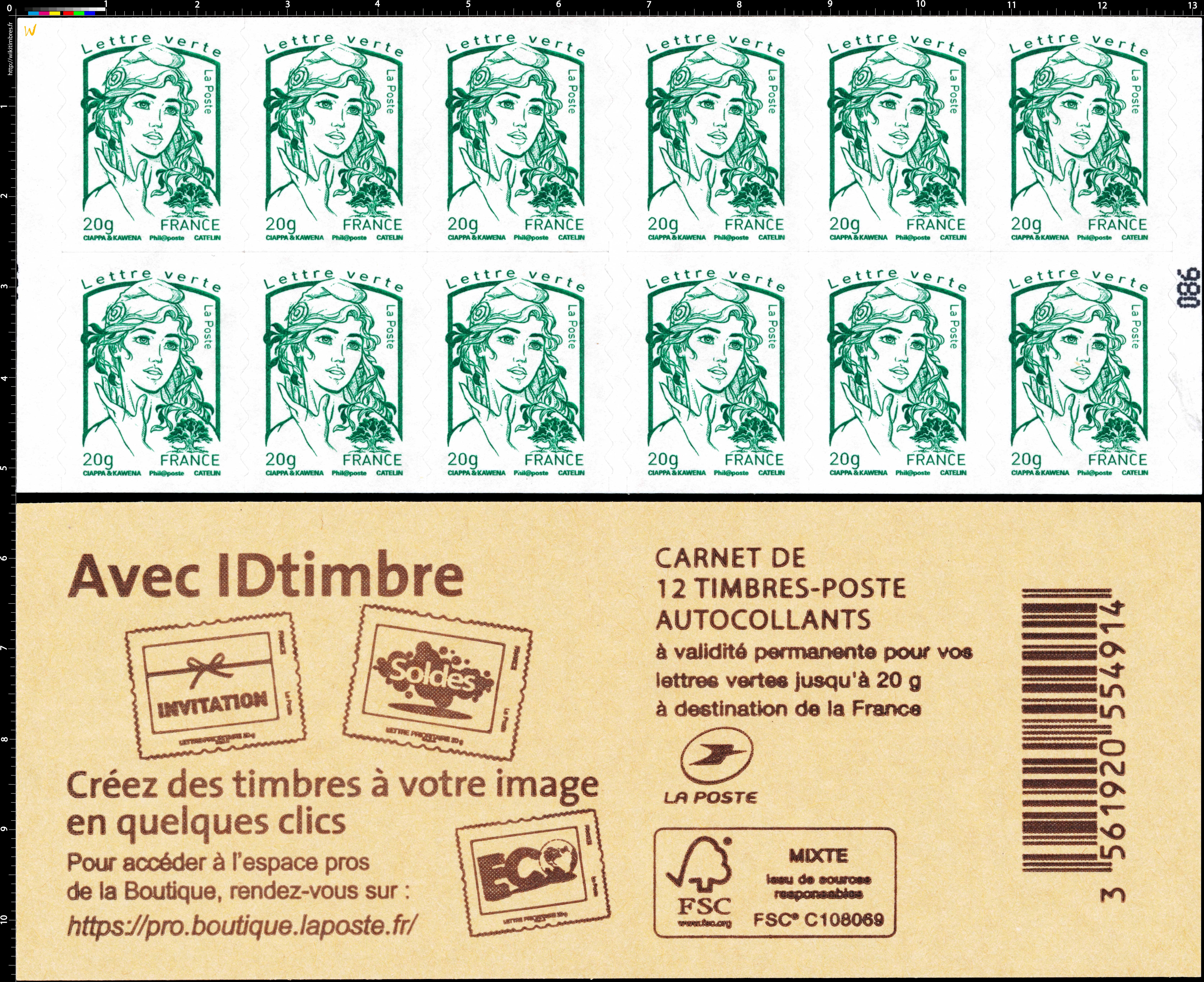 2015 Avec IDtimbre Créez des timbres à votre image en quelques clics
