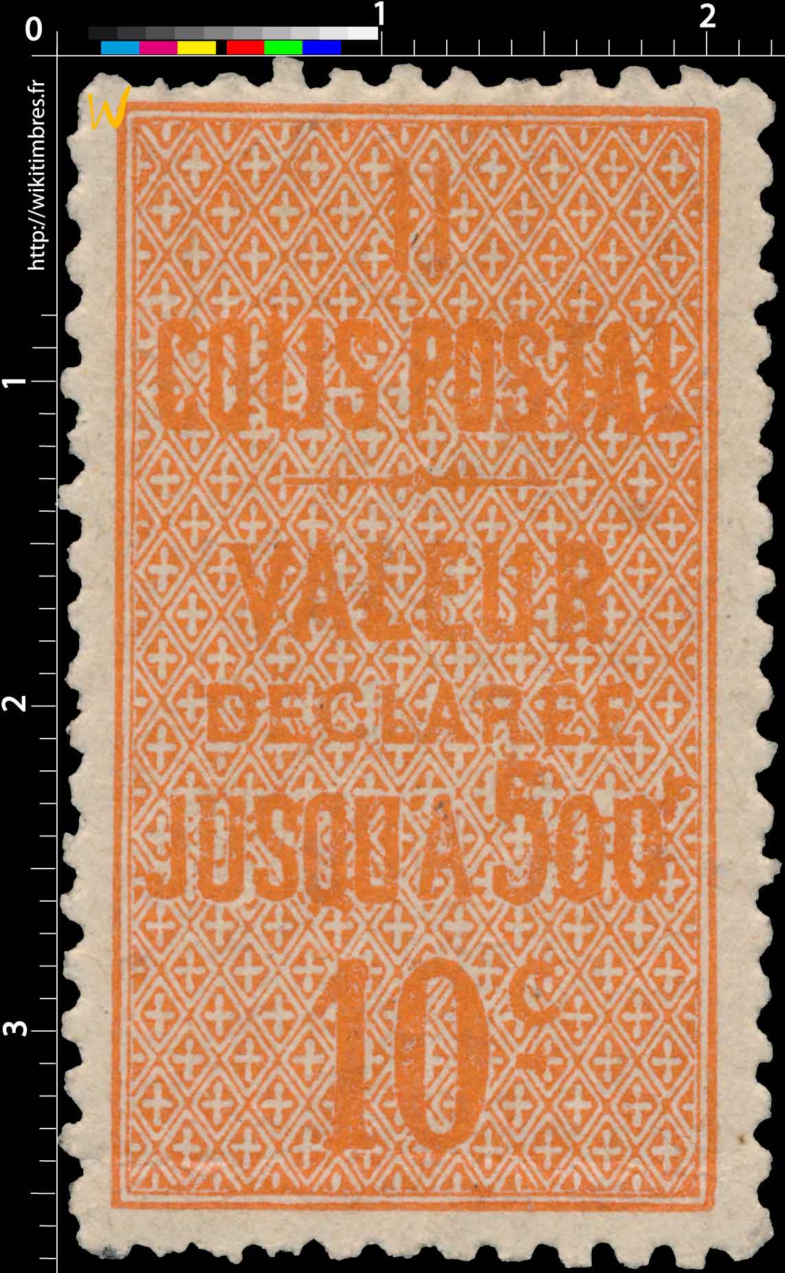 Visuel HD De COLIS POSTAL Valeur D clar e Jusqu 500f