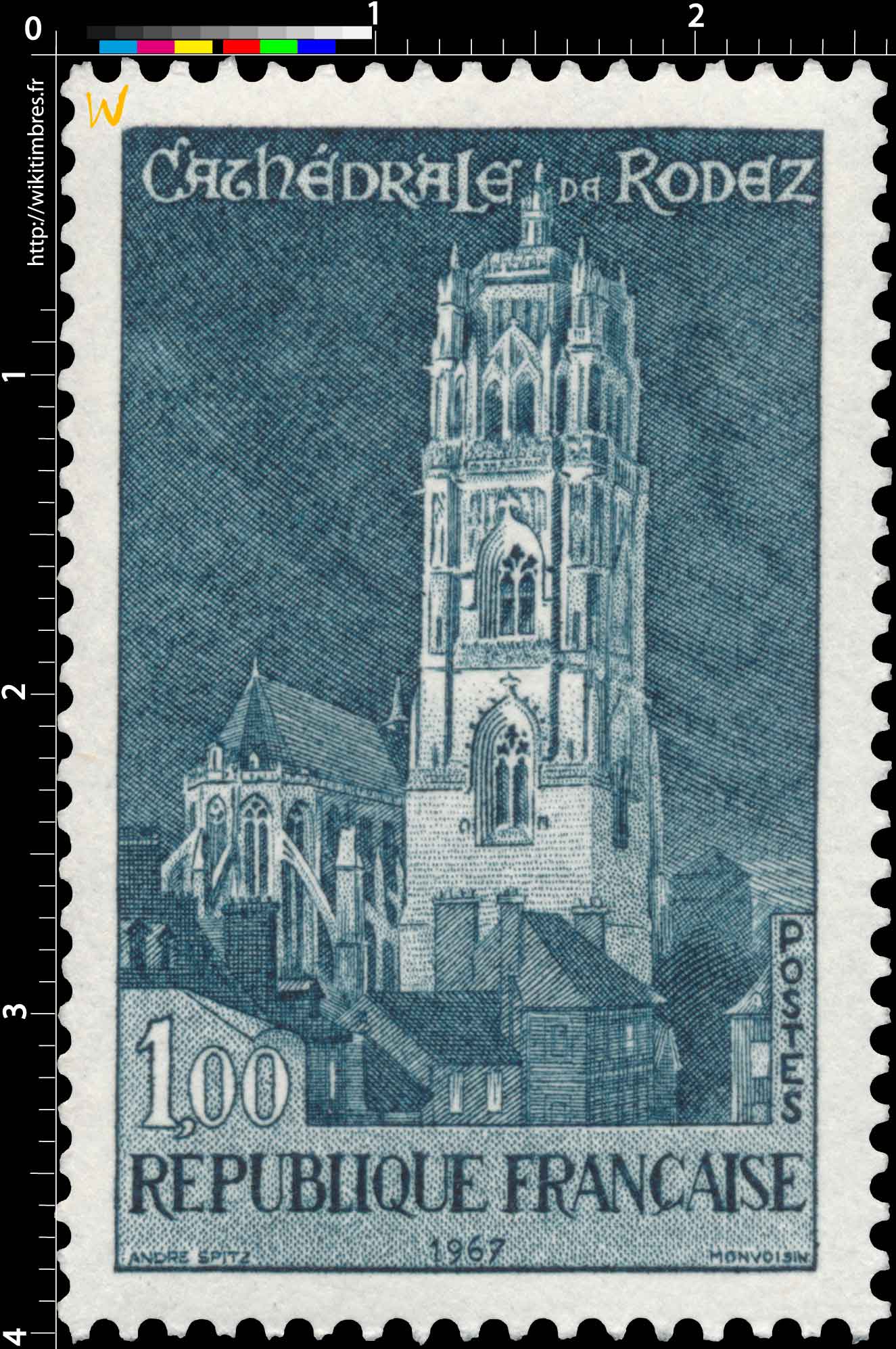 1967 CATHÉDRALE DE RODEZ