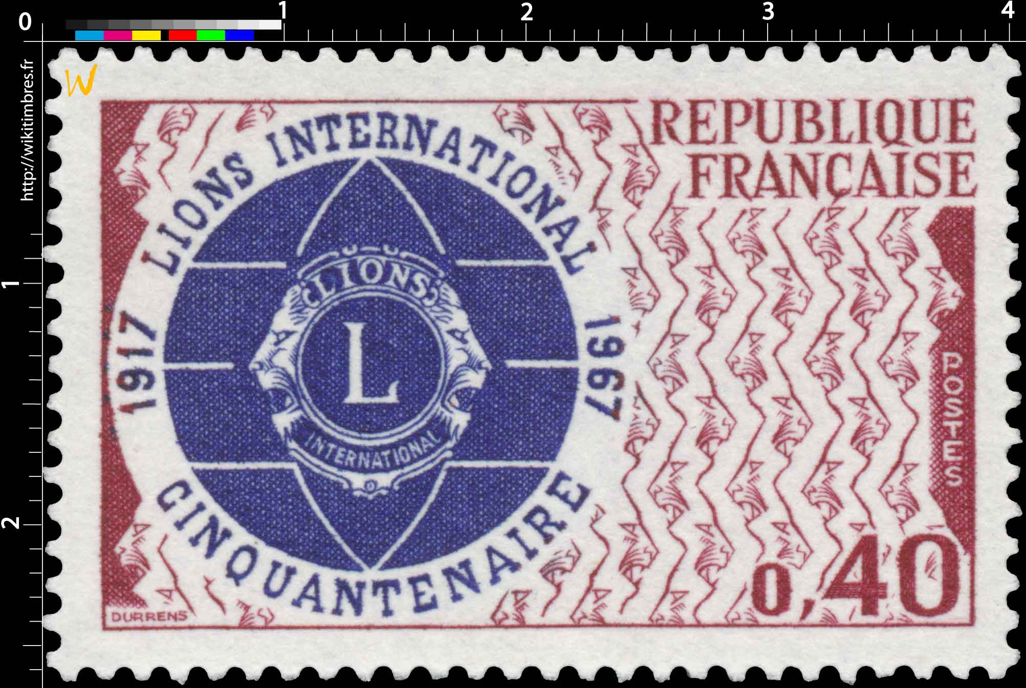 CINQUANTENAIRE LIONS INTERNATIONAL 1917-1967