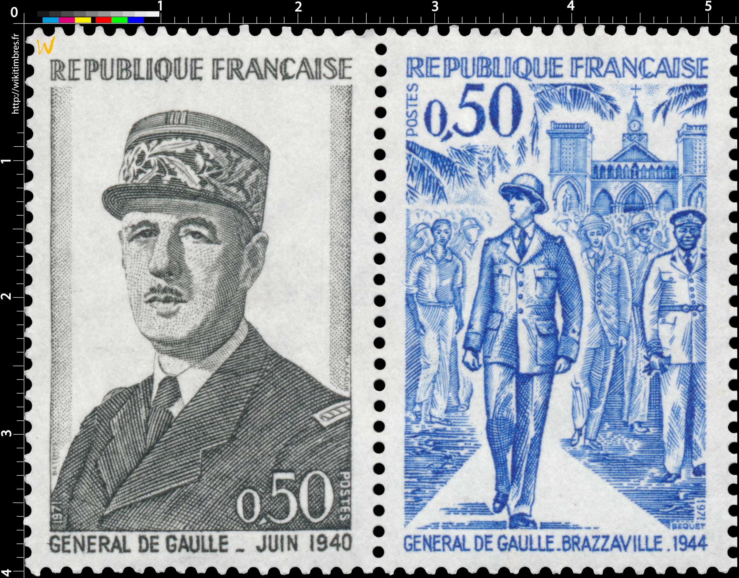 1971 GÉNÉRAL DE GAULLE - JUIN 1940