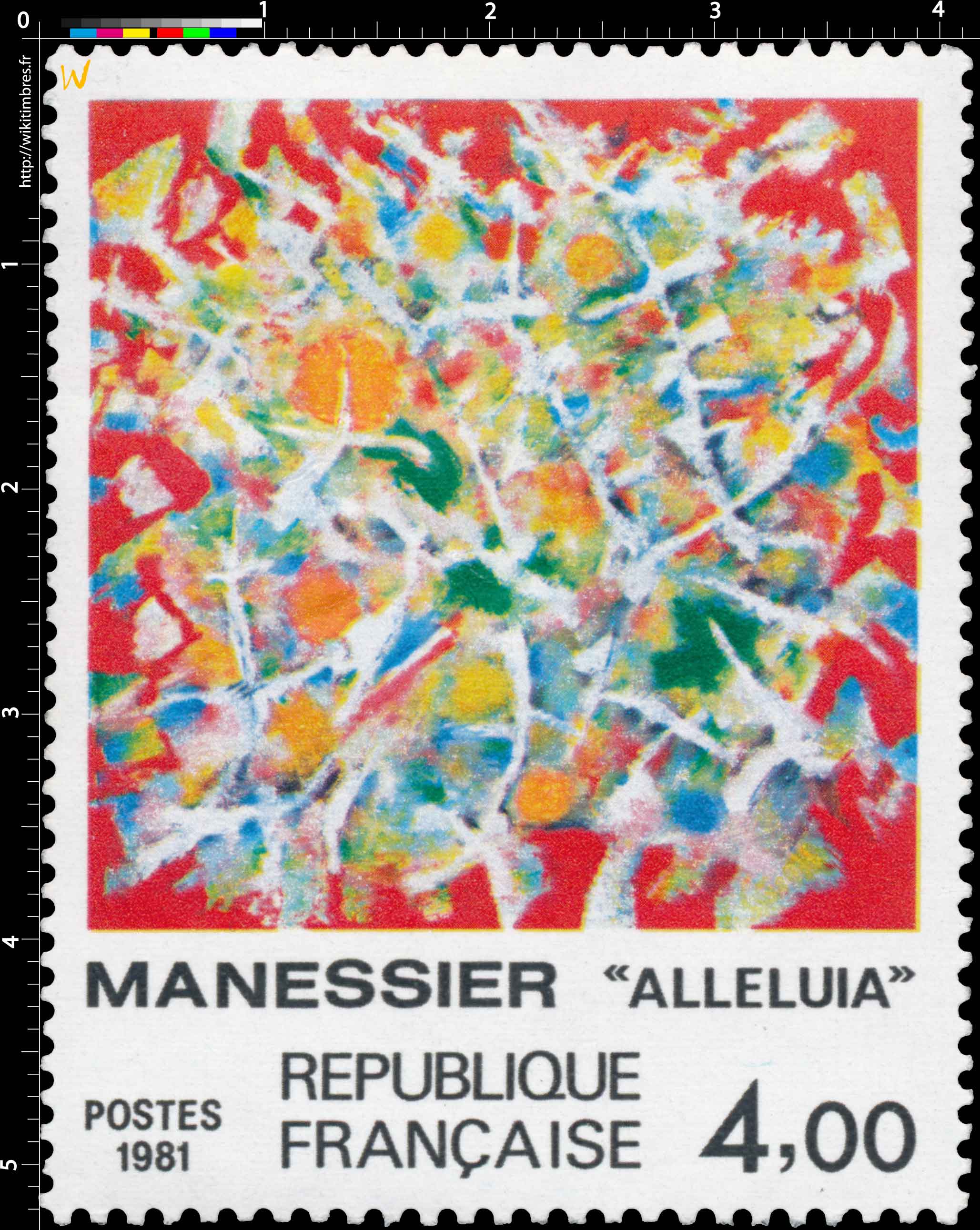 1981 MANESSIER ALLÉLUIA