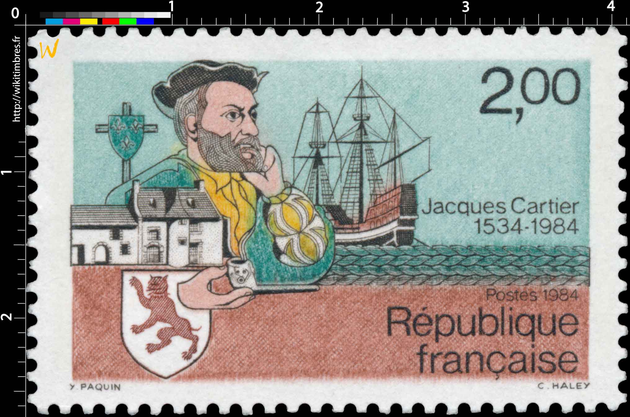 1984 Jacques Cartier 1534-1984