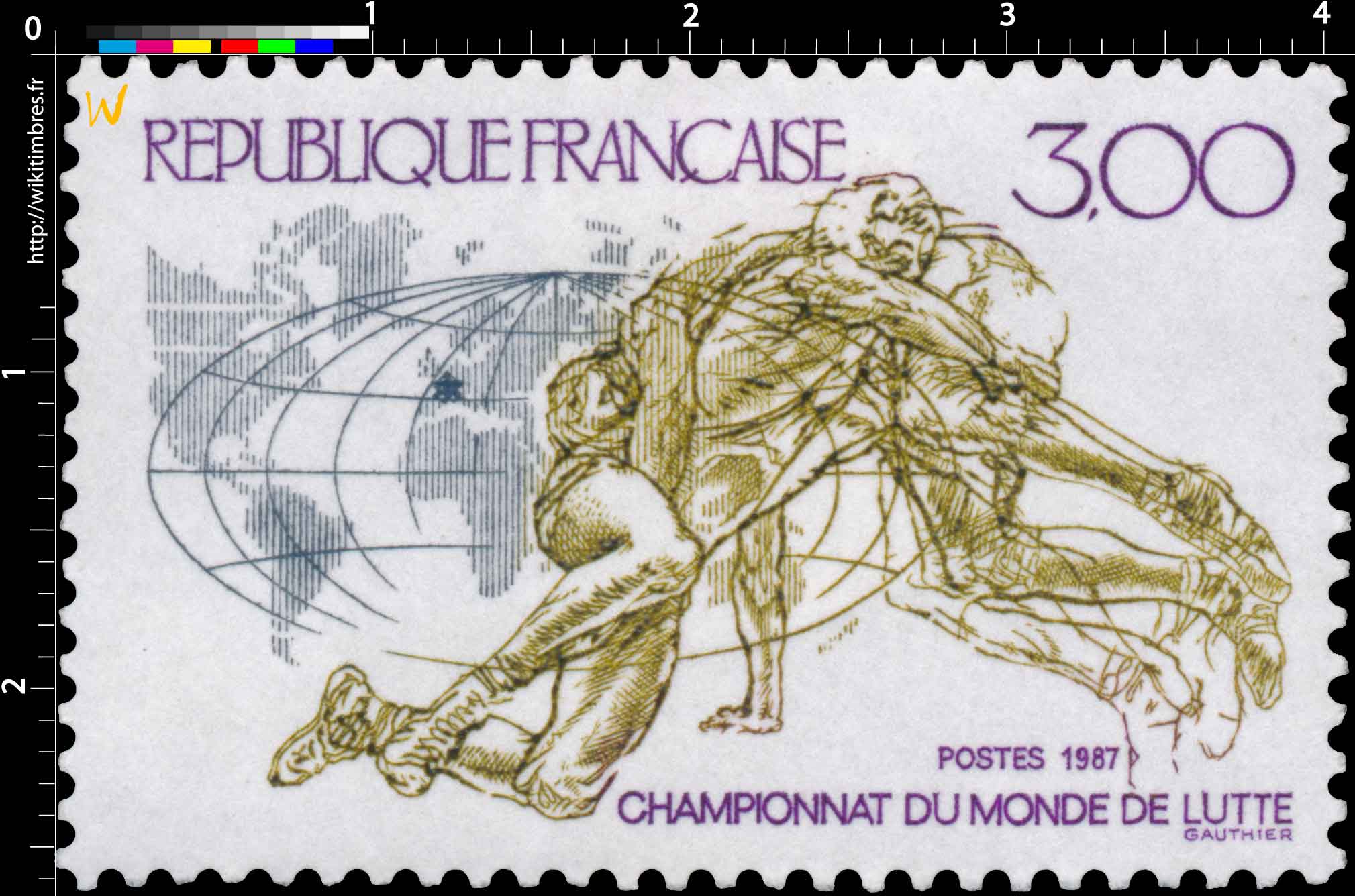 1987 CHAMPIONNATS DU MONDE DE LUTTE