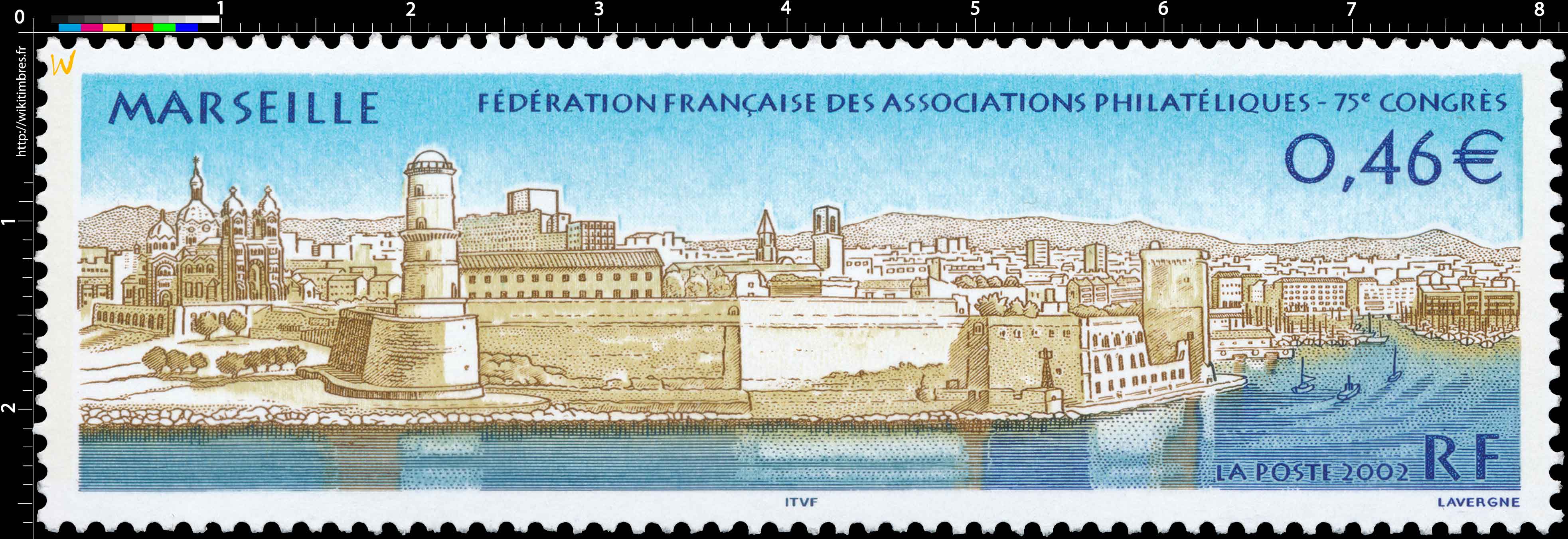 2002 MARSEILLE FÉDÉRATION FRANÇAISE DES ASSOCIATIONS PHILATÉLIQUE - 75e CONGRÈS