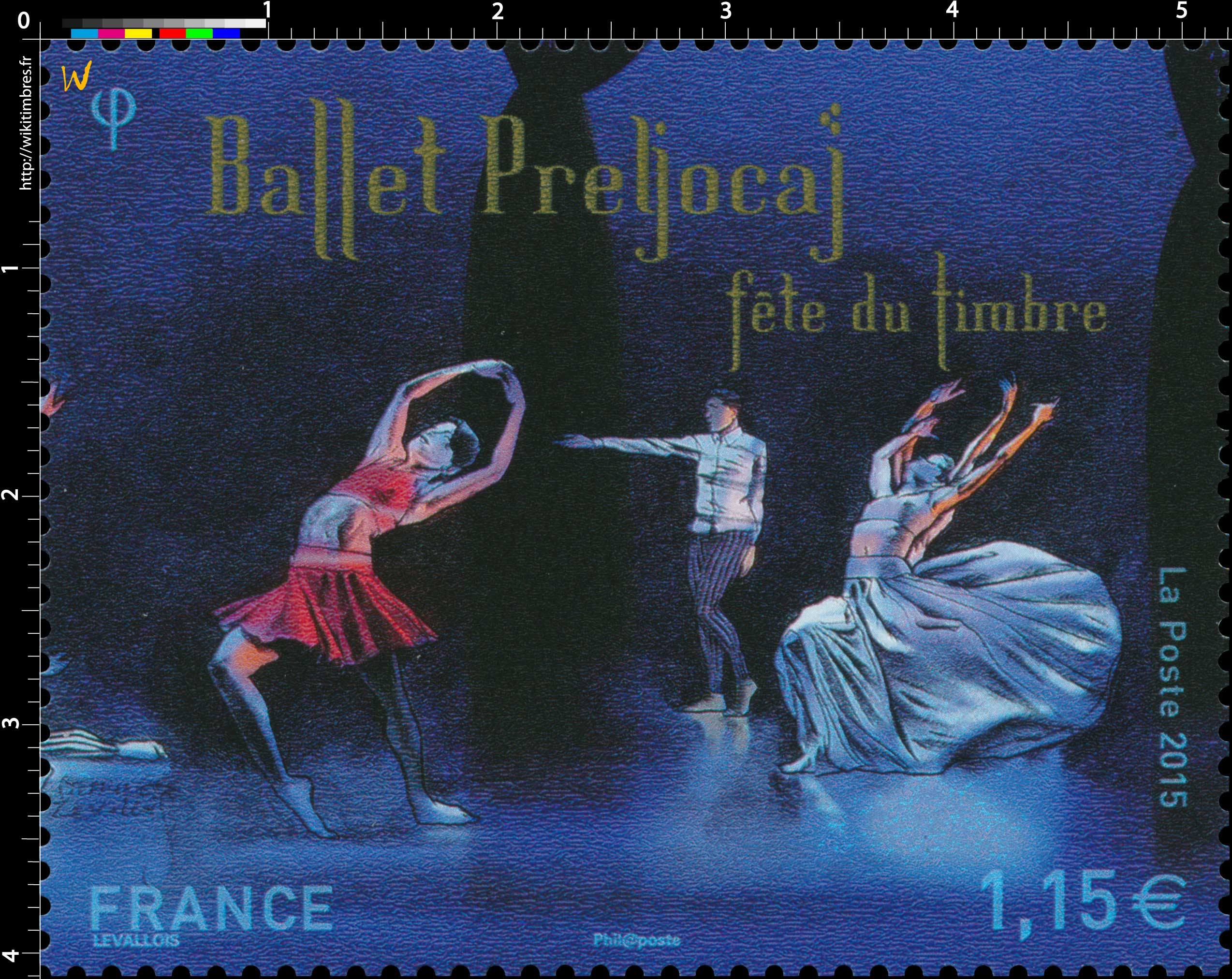 2015 Fête du timbre - Les nuits - Ballet Preljocaj