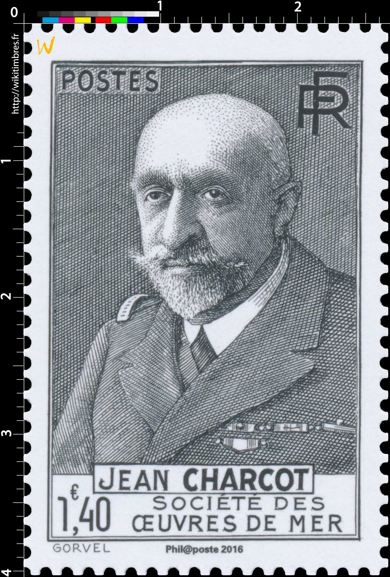 Trésors de la Philatélie 2016 - JEAN-BAPTISTE CHARCOT SOCIÉTÉ DES ŒUVRES DE MER 