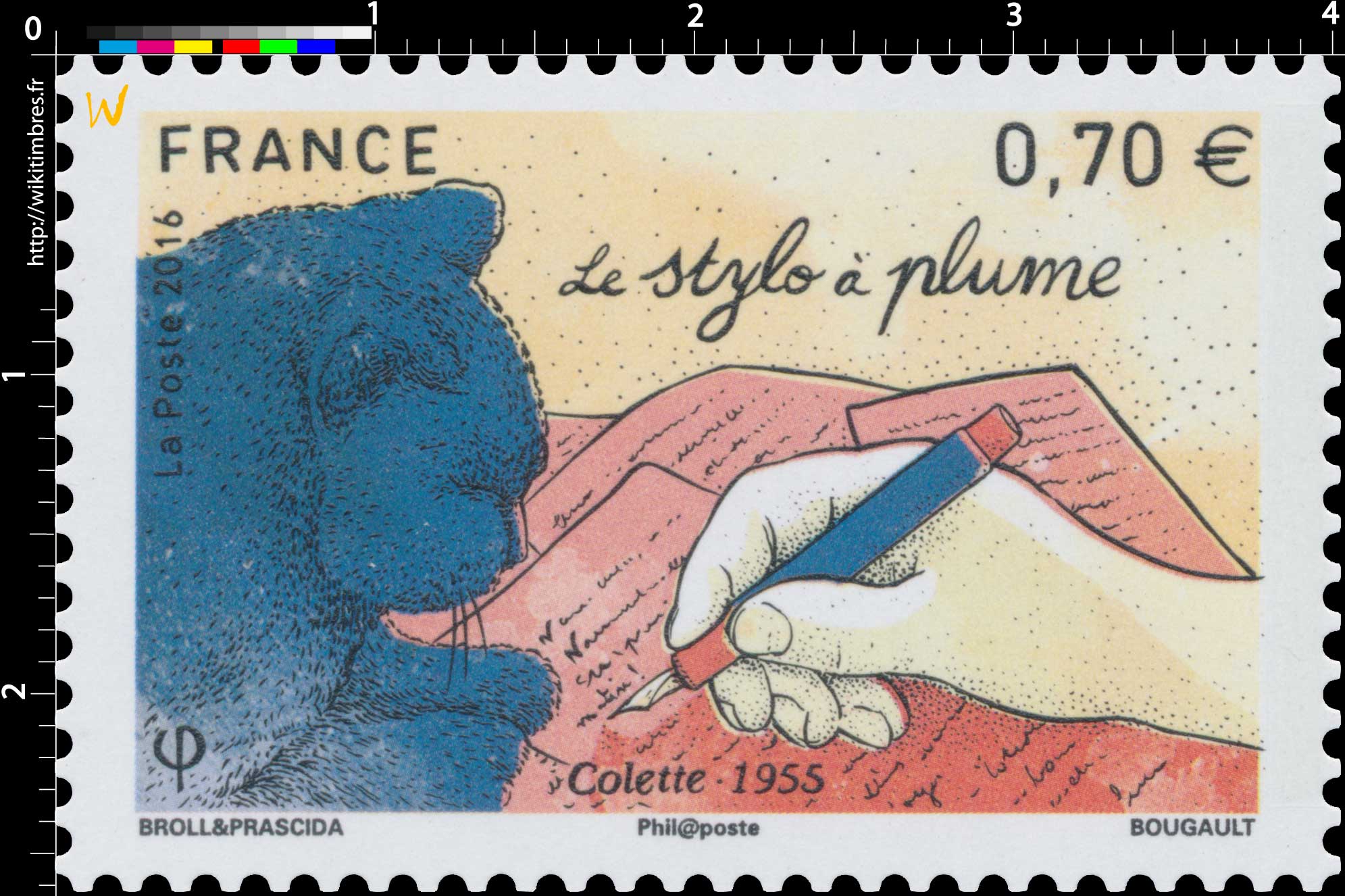 2016 Le stylo à plume - Colette 1955