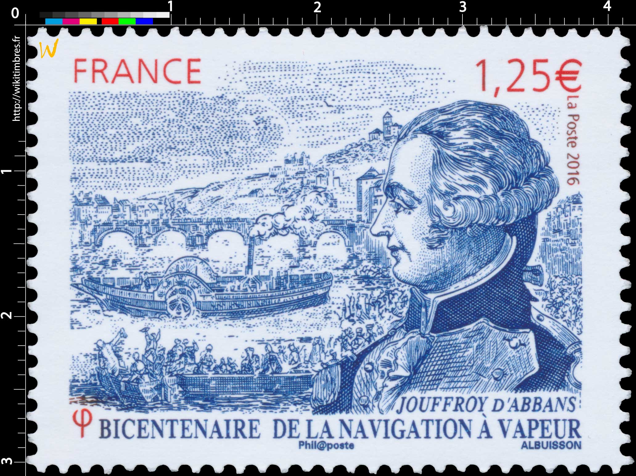 2016 JOUFFROY D’ABBANS - Bicentenaire de la navigation à vapeur