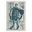 Tunisie - Journée du timbre 1950 . Facteur