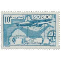 1939 Maroc - Carte et avion