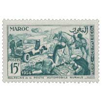 1954 Maroc - Relais de la Poste automobile rurale