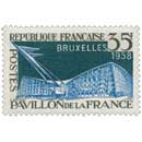 BRUXELLES 1958 PAVILLON DE LA FRANCE