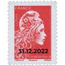 Timbres France 2022 5 valeurs Marianne l'Engagée Nouveau tirage  Philaposte Neuf **