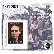 2021 150e anniversaire de la Commune de Paris - Louis Michel 1830 1905