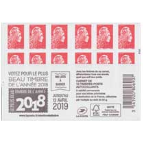 2019 élection du timbre