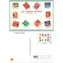 2020 Le Langage des Timbres - Les timbres Français M'aimez-vous?