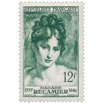 MADAME RÉCAMIER 1777-1849