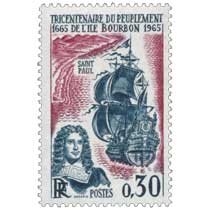 TRICENTENAIRE DU PEUPLEMENT DE L'ÎLE BOURBON 1665-1965