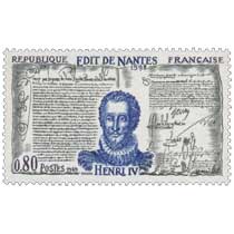 1969 ÉDIT DE NANTES 1598 HENRI IV