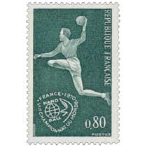 1970 VIIe CHAMPIONNAT DU MONDE FRANCE HAND BALL