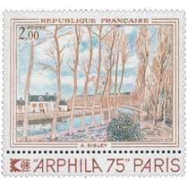 1974 A. SISLEY ARPHILA 75 PARIS