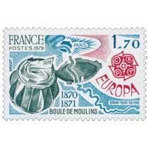 1979 EUROPA CEPT BOULE DE MOULINS 1870-1871 PARIS BRAY-SUR-SEINE