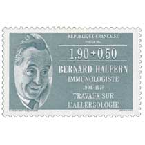1987 BERNARD HALPERN 1804-1978 TRAVAUX SUR L'ALLERGOLOGIE