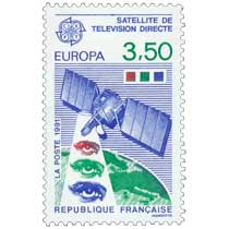 1991 EUROPA CEPT SATELLITE DE TÉLÉVISION DIRECTE