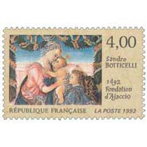 1992 Sandro BOTTICELLI 1492 fondation d'Ajaccio