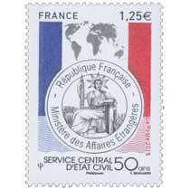 2015 Service Central d'État Civil 50 ans - République Française - Ministère de la justice