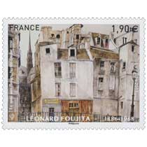 2018 LÉONARD FOUJITA 1886-1968 - Le quai aux fleurs, Notre-Dame 1950