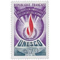 1969 UNESCO DÉCLARATION UNIVERSELLE DES DROITS DE L'HOMME