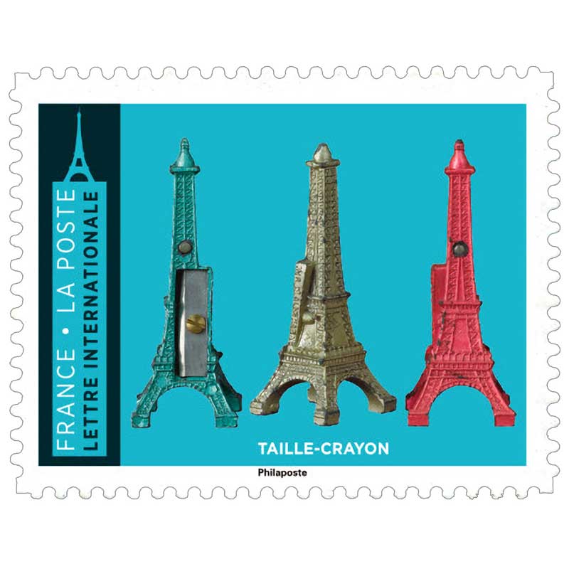 Carnet de 8 timbres - Iconique Tour Eiffel - Lettre Internationale