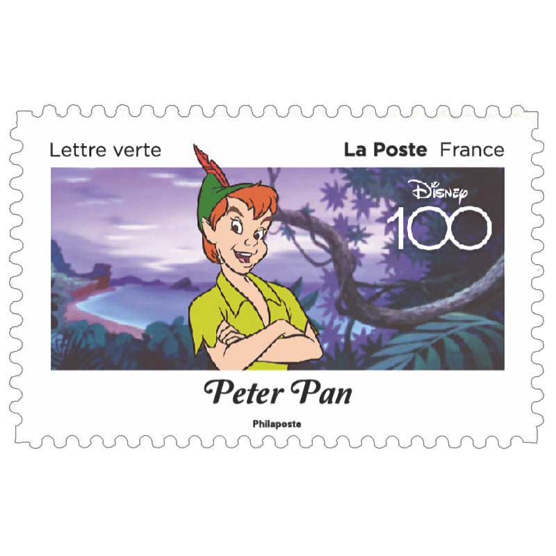 France Mon Timbre En Ligne 8 Vignettes Centenaire de Disney oblitéré 2023