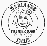 Carnet de 10 timbres Marianne de Briat 2629-C1. - Philantologie