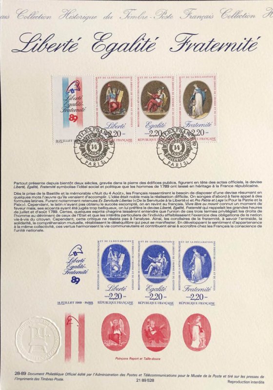 Livrenpoche : Catalogue timbres-poste France 1989 - Collectif - Livre