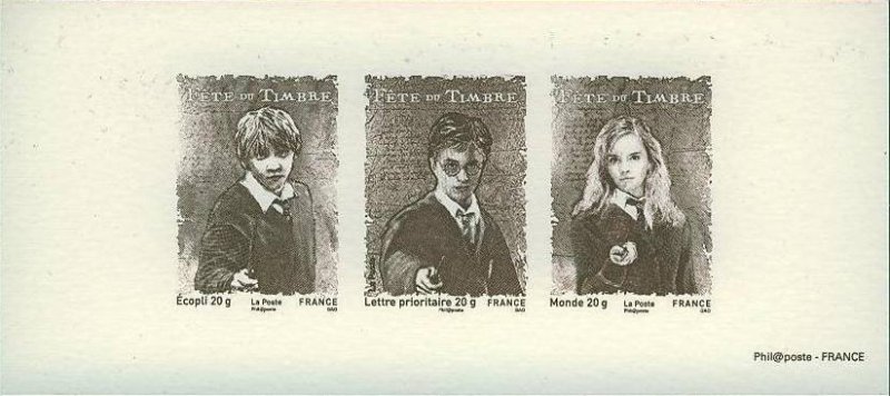 Des timbres Harry Potter